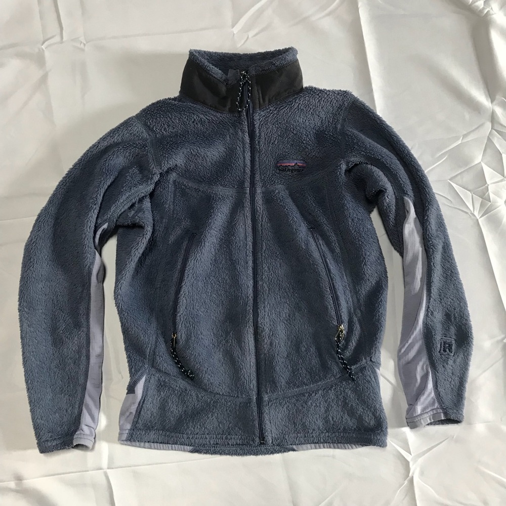 Fuzzy Patagonia zip up jacket